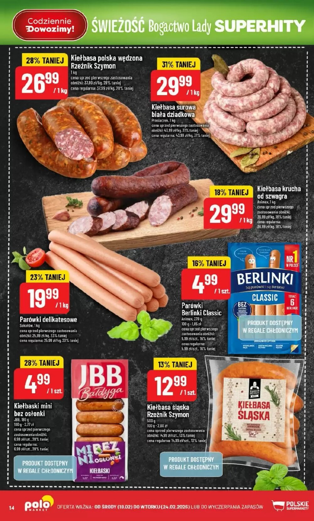 Gazetka promocyjna Polomarket  ważna od 18.02.2026 - Strona 14.