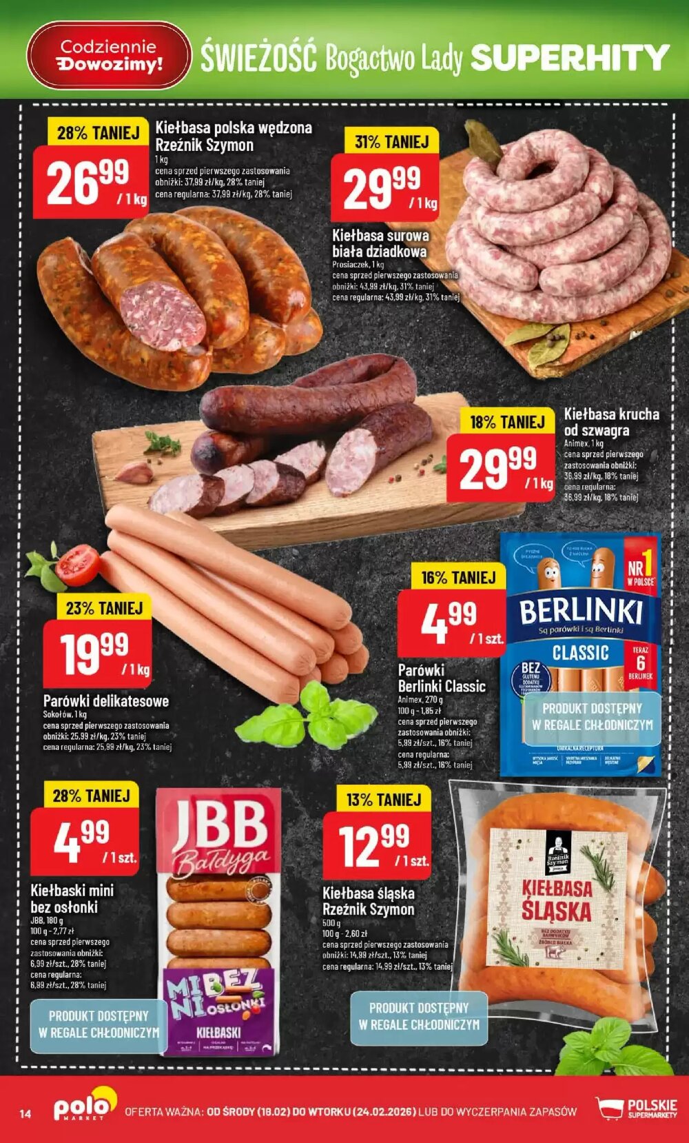 Gazetka promocyjna Polomarket  ważna od 18.02.2026 - Strona 14.