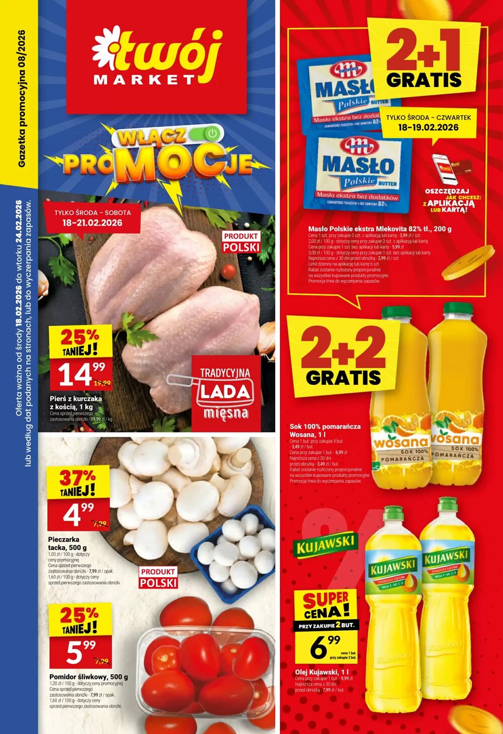 Gazetka promocyjna Twój Market  ważna od 18.02.2026 - Strona 1.