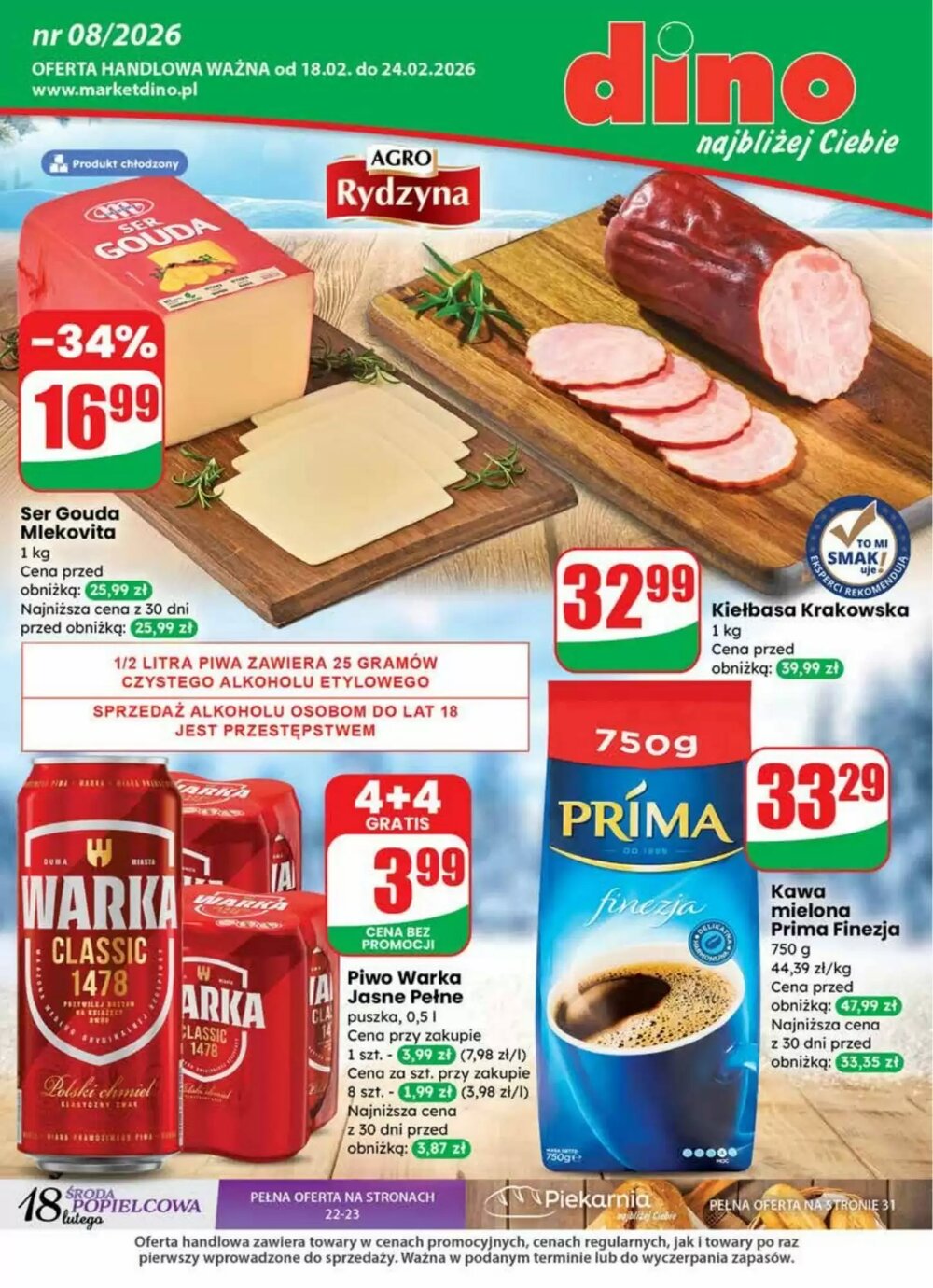 Gazetka promocyjna Dino  ważna od 18.02.2026 - Strona 1.