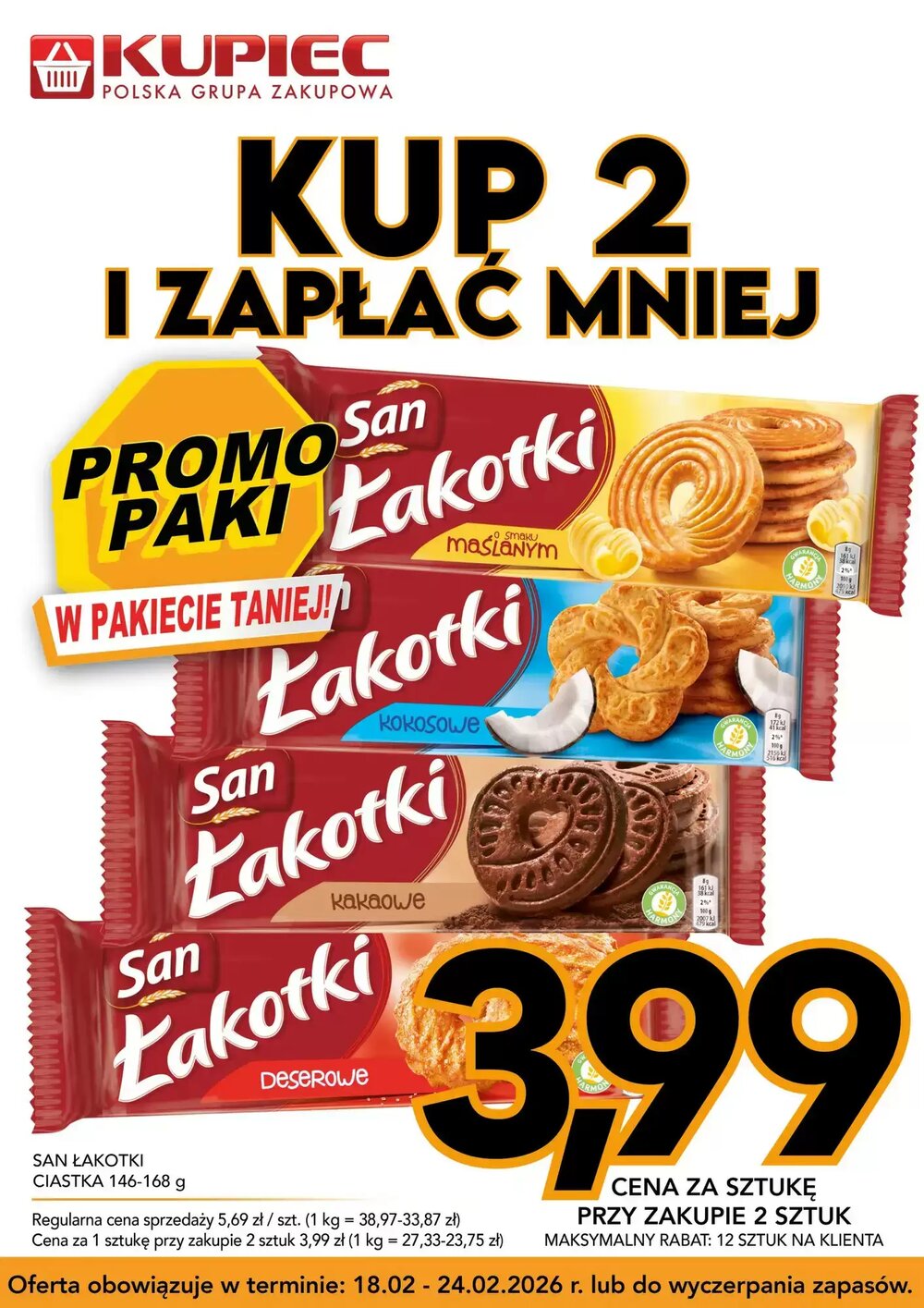 Gazetka promocyjna Kupiec  ważna od 18.02.2026 - Strona 8.