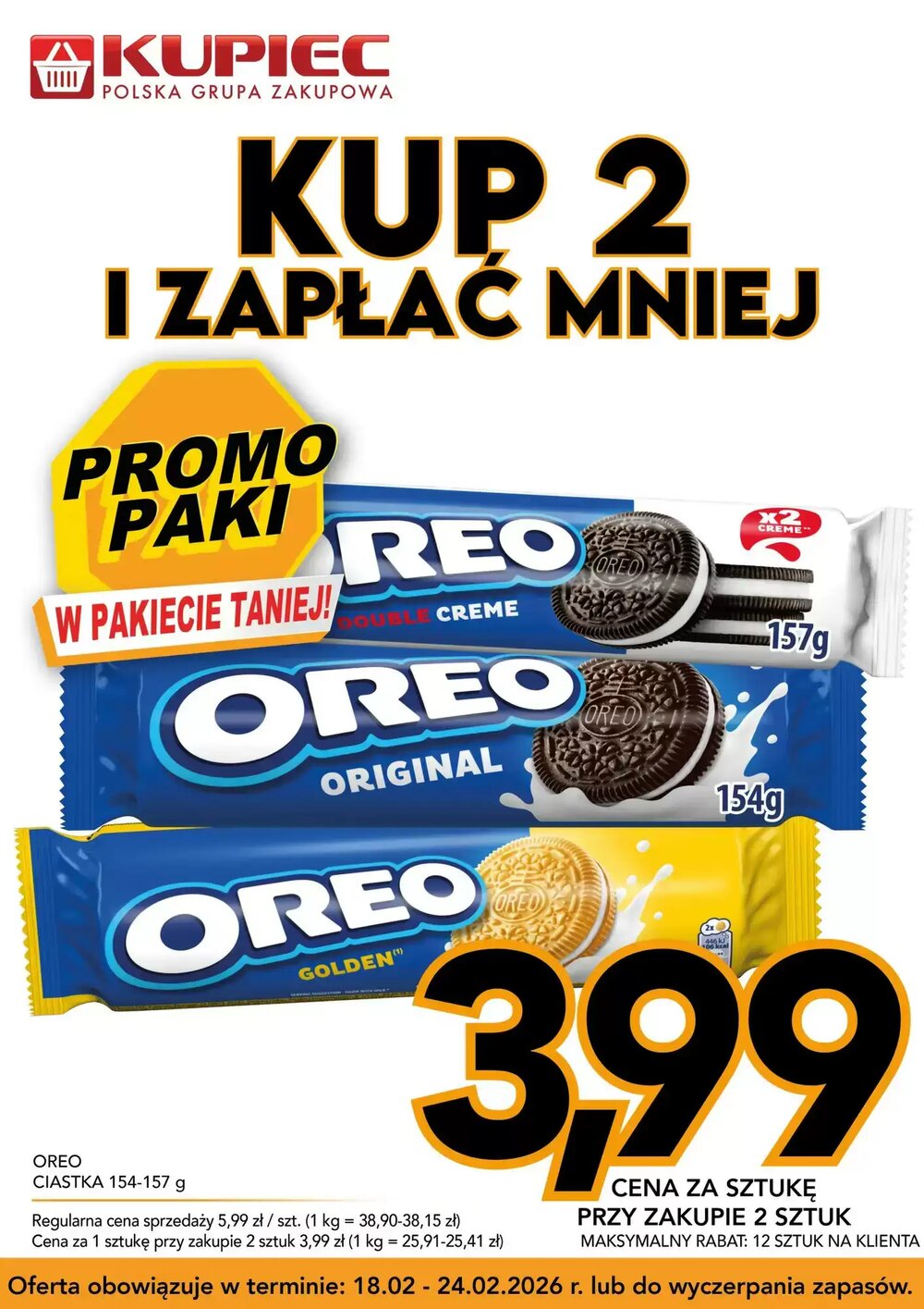 Gazetka promocyjna Kupiec  ważna od 18.02.2026 - Strona 9.