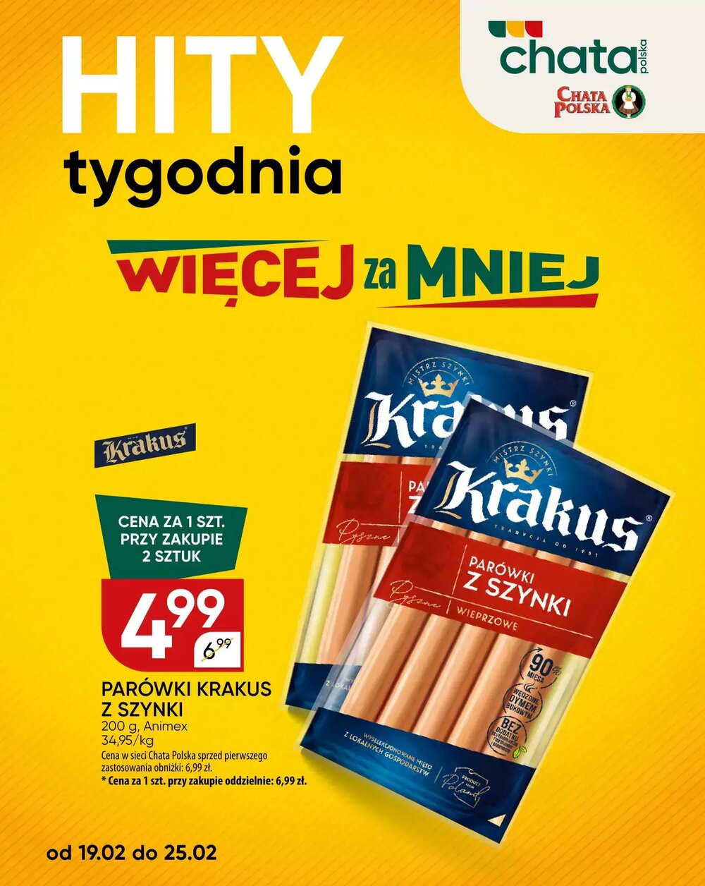 Gazetka promocyjna Chata Polska  ważna od 18.02.2026 - Strona 1.