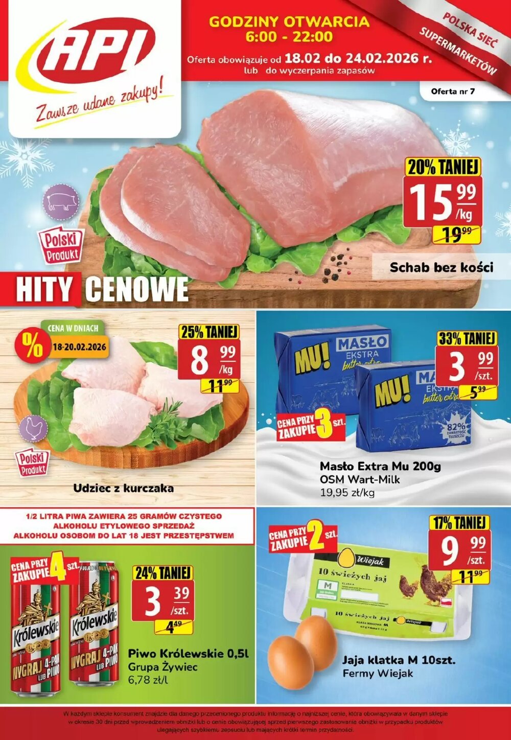 Gazetka promocyjna API MARKET  ważna od 18.02.2026 - Strona 1.