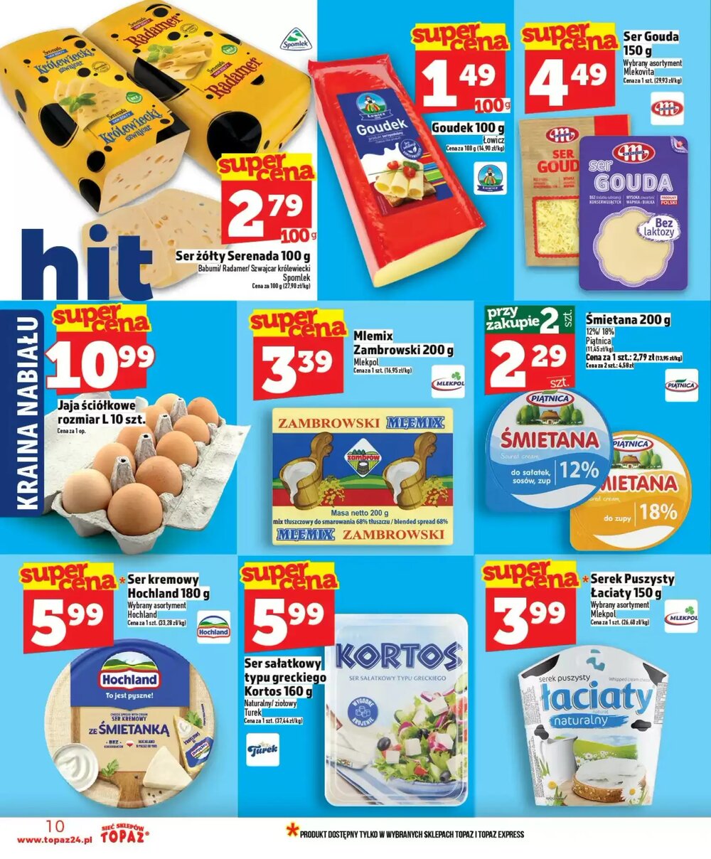 Gazetka promocyjna Topaz  ważna od 19.02.2026 - Strona 10.