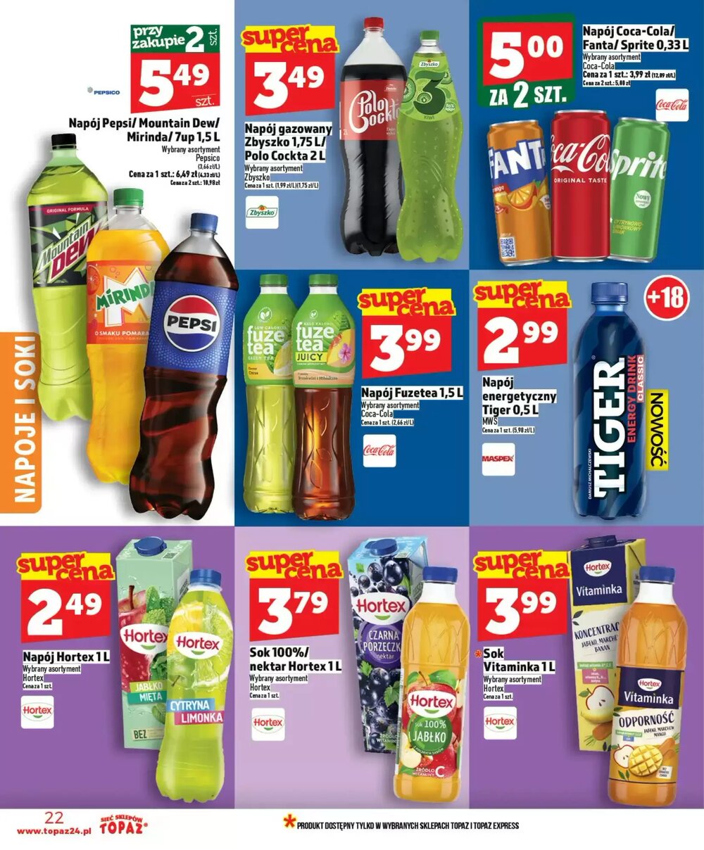 Gazetka promocyjna Topaz  ważna od 19.02.2026 - Strona 22.