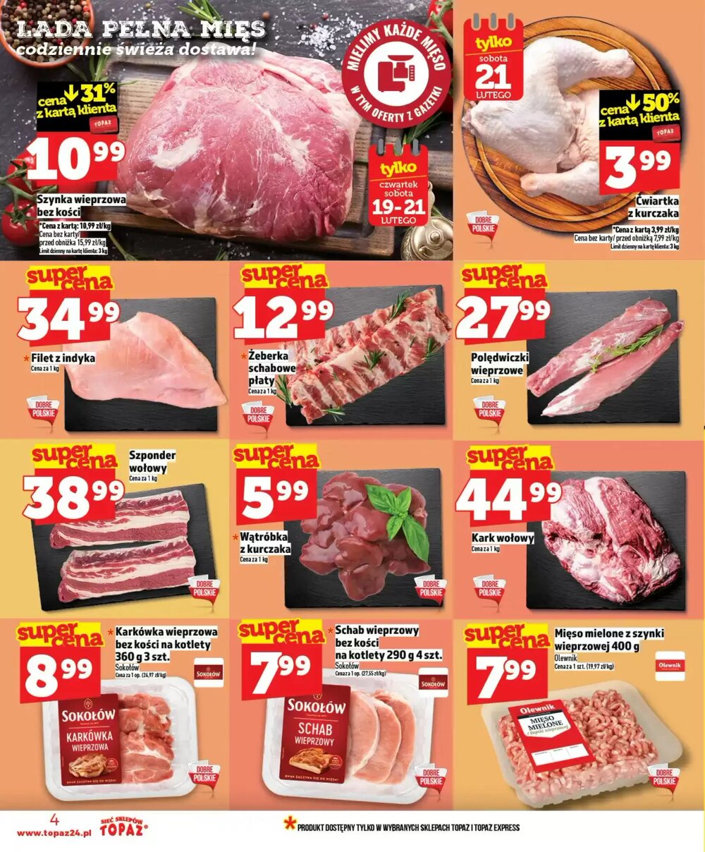 Gazetka promocyjna Topaz  ważna od 19.02.2026 - Strona 4.