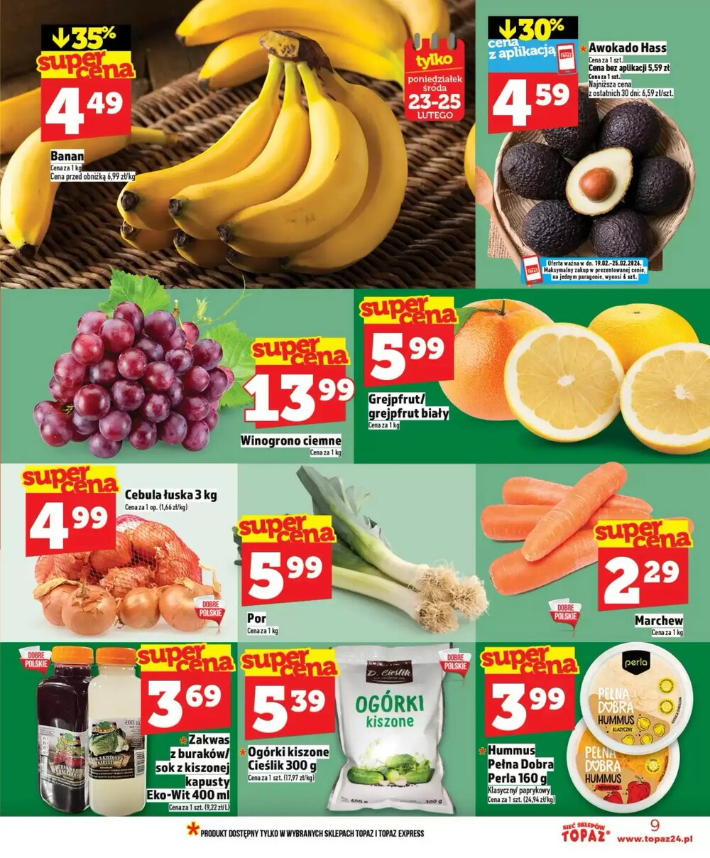 Gazetka promocyjna Topaz  ważna od 19.02.2026 - Strona 9.