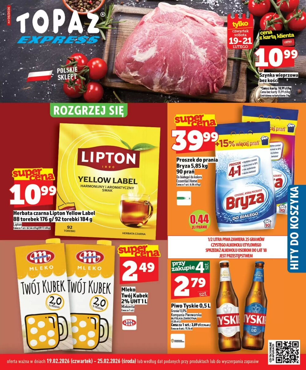 Gazetka promocyjna Topaz Express  ważna od 19.02.2026 - Strona 1.
