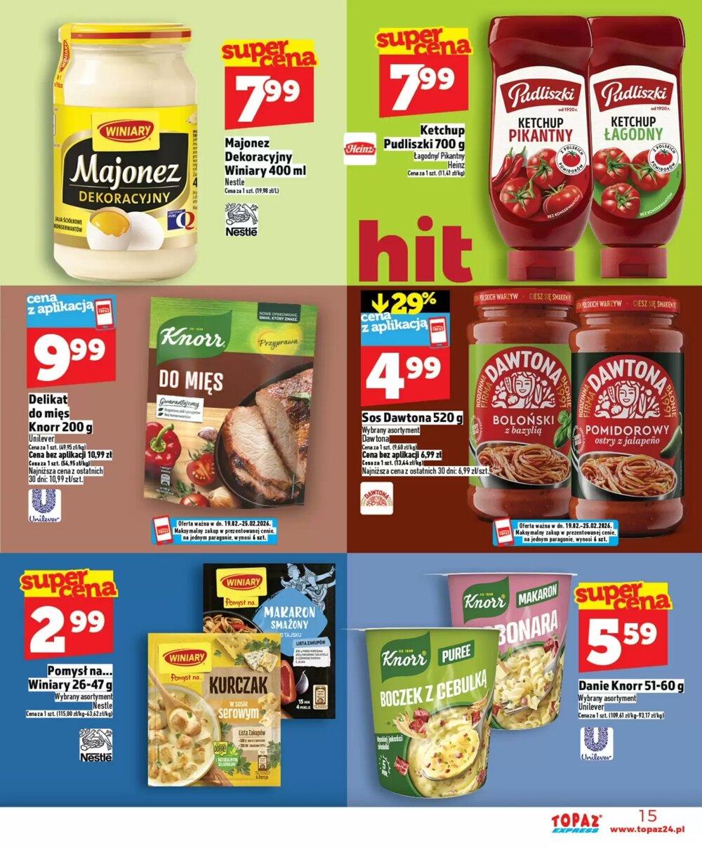 Gazetka promocyjna Topaz Express  ważna od 19.02.2026 - Strona 15.