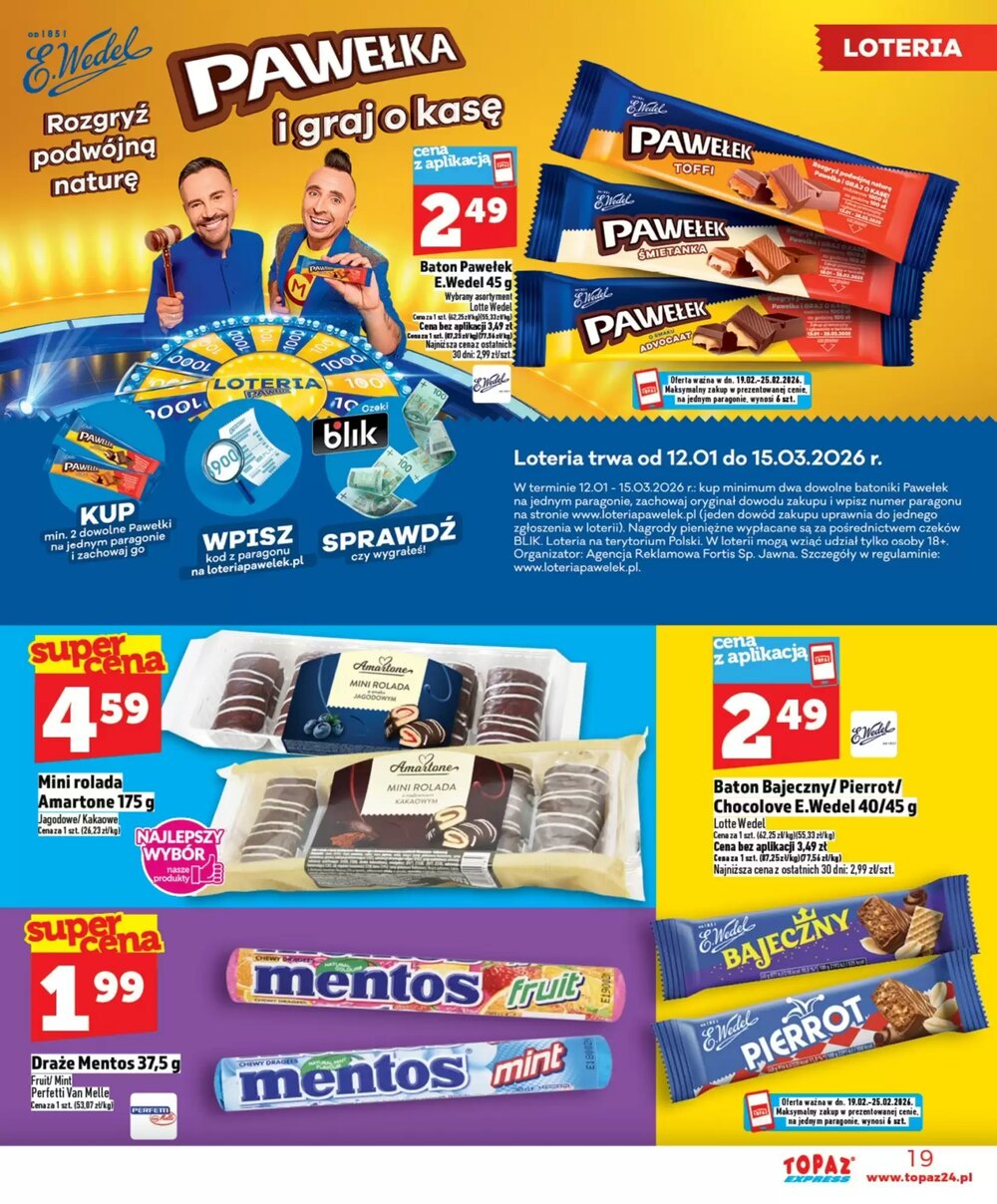 Gazetka promocyjna Topaz Express  ważna od 19.02.2026 - Strona 19.