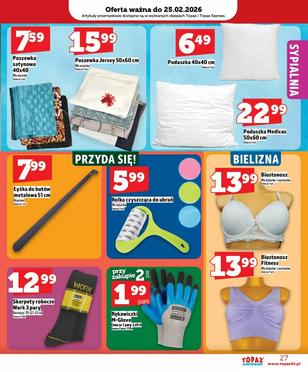 Gazetka promocyjna Topaz Express  ważna od 19.02.2026 - Strona 27.