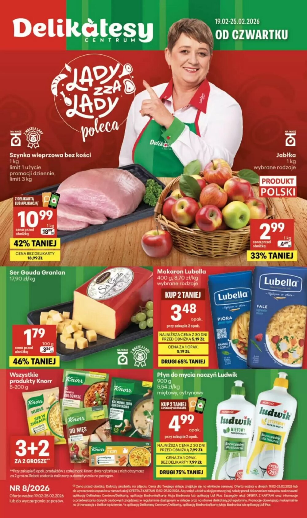 Gazetka promocyjna Delikatesy Centrum  ważna od 19.02.2026 - Strona 1.
