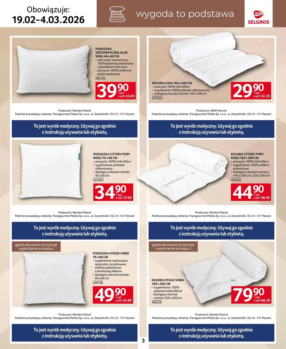 Gazetka promocyjna Selgros  ważna od 19.02.2026 - Strona 3.