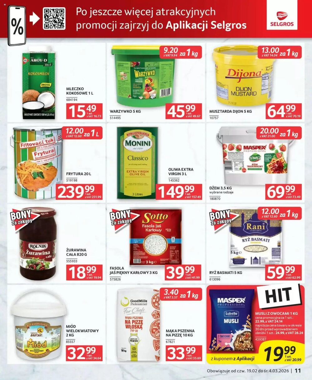 Gazetka promocyjna Selgros  ważna od 19.02.2026 - Strona 11.