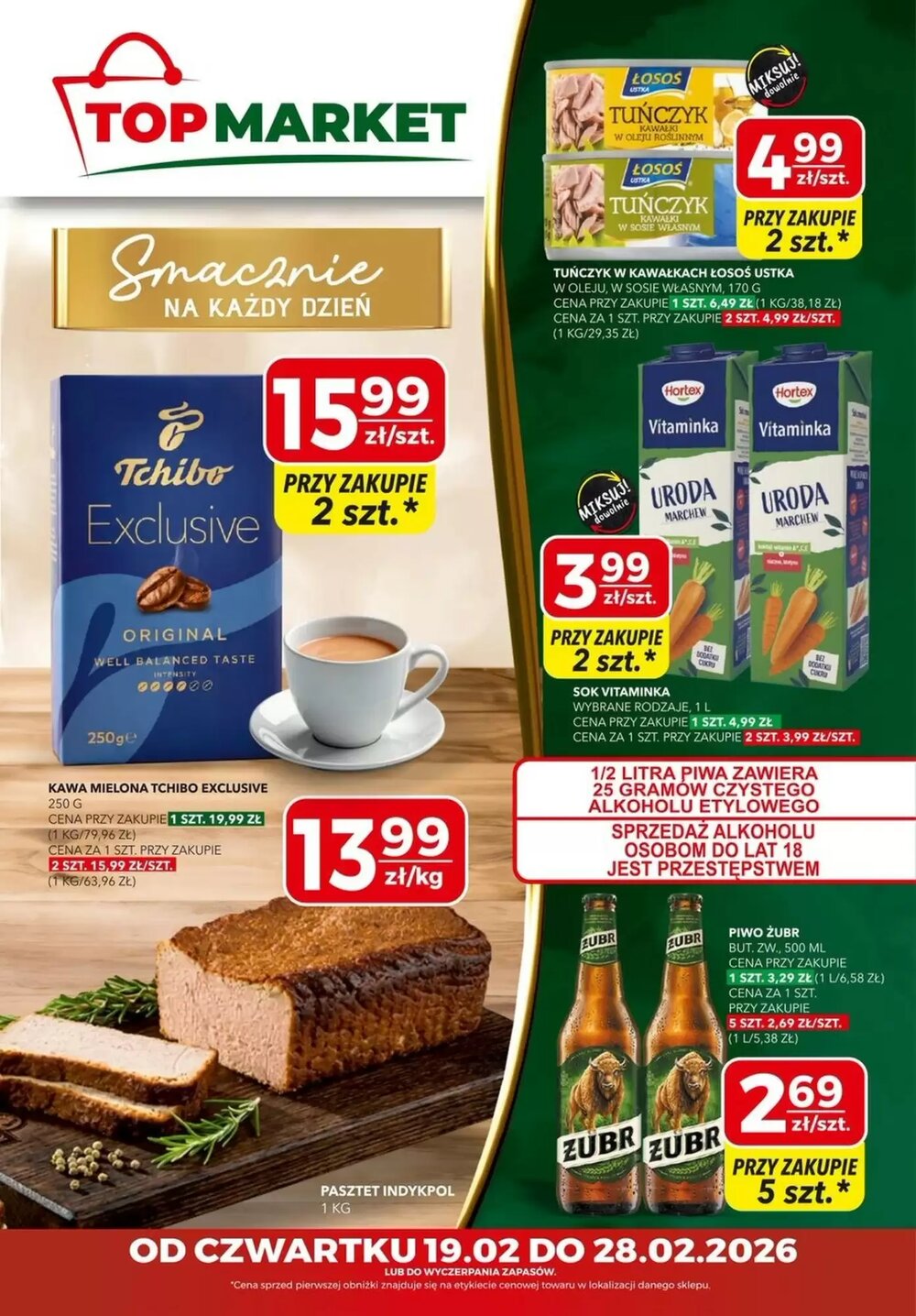 Gazetka promocyjna Top Market  ważna od 19.02.2026 - Strona 1.