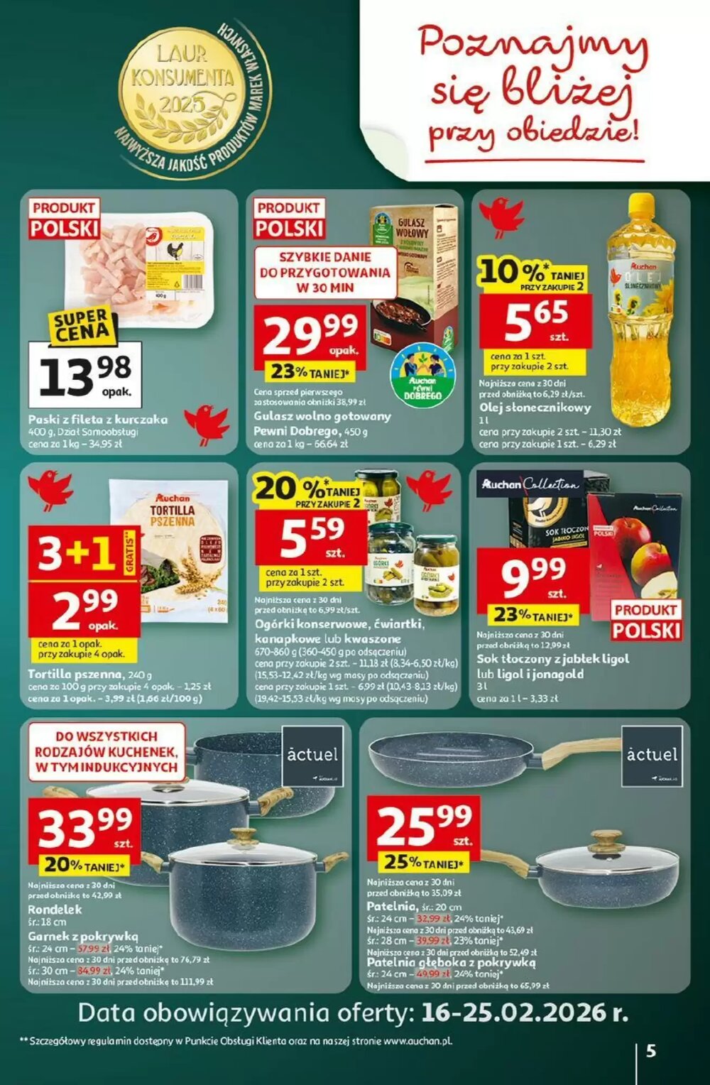 Gazetka promocyjna Auchan  ważna od 19.02.2026 - Strona 5.