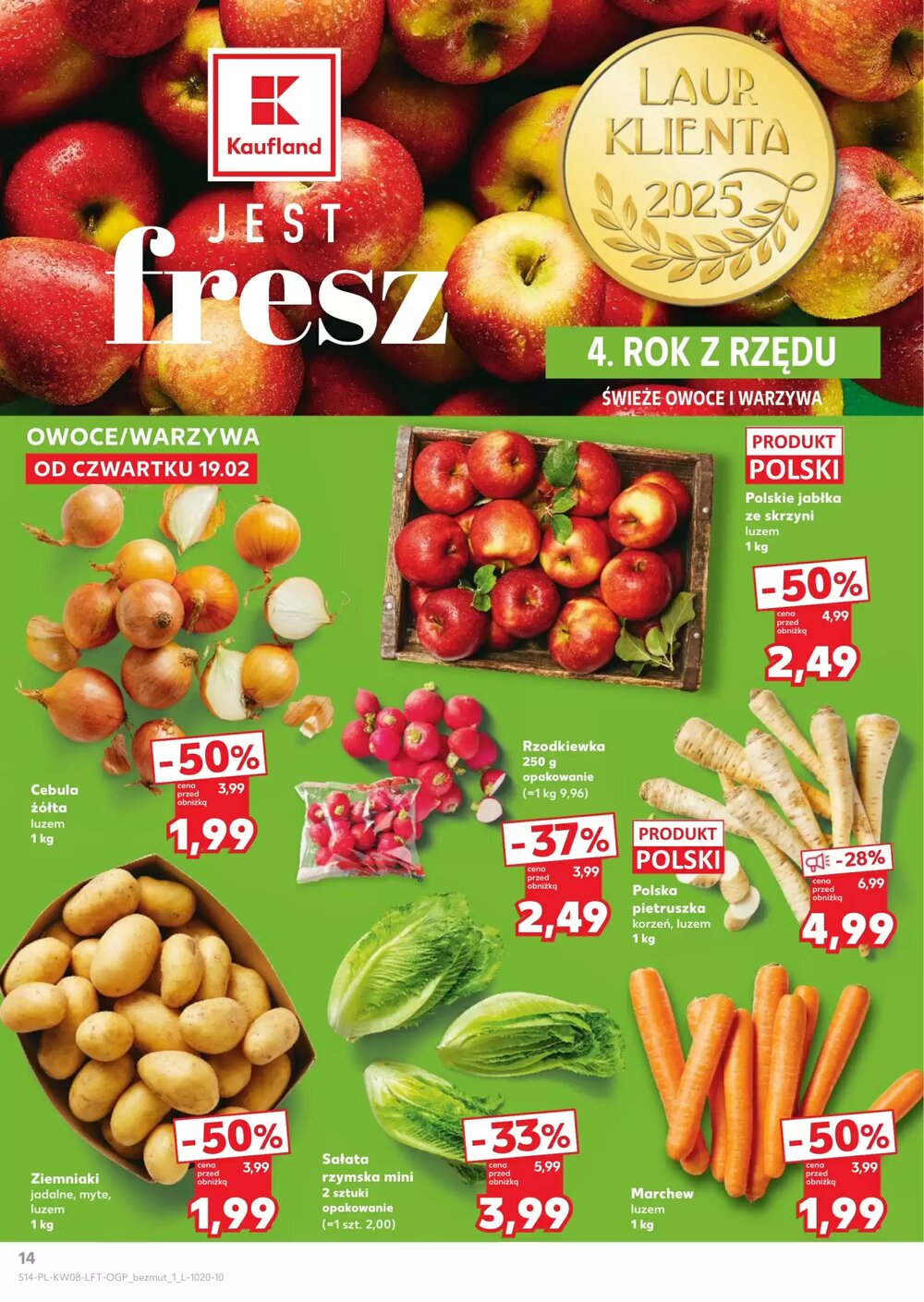 Gazetka promocyjna Kaufland  ważna od 19.02.2026 - Strona 14.