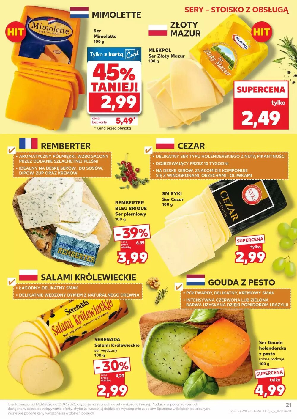 Gazetka promocyjna Kaufland  ważna od 19.02.2026 - Strona 21.