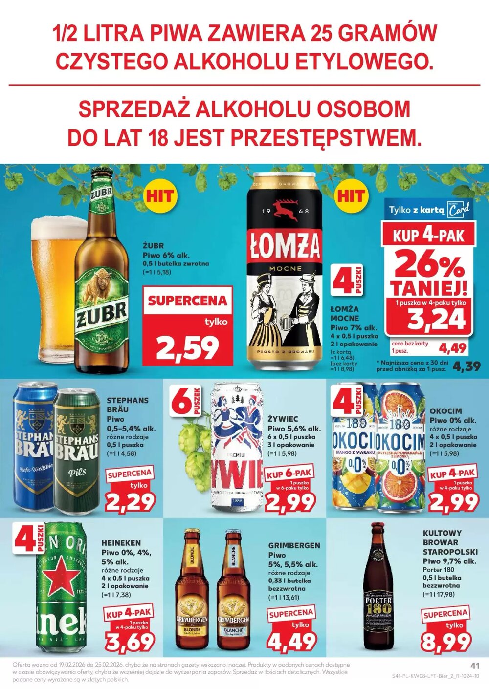 Gazetka promocyjna Kaufland  ważna od 19.02.2026 - Strona 41.