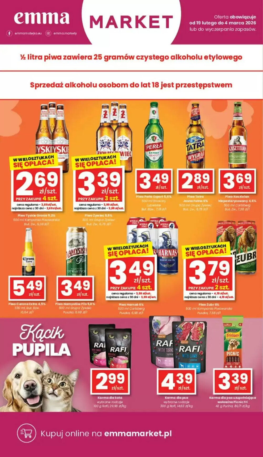 Gazetka promocyjna EMMA market  ważna od 19.02.2026 - Strona 14.