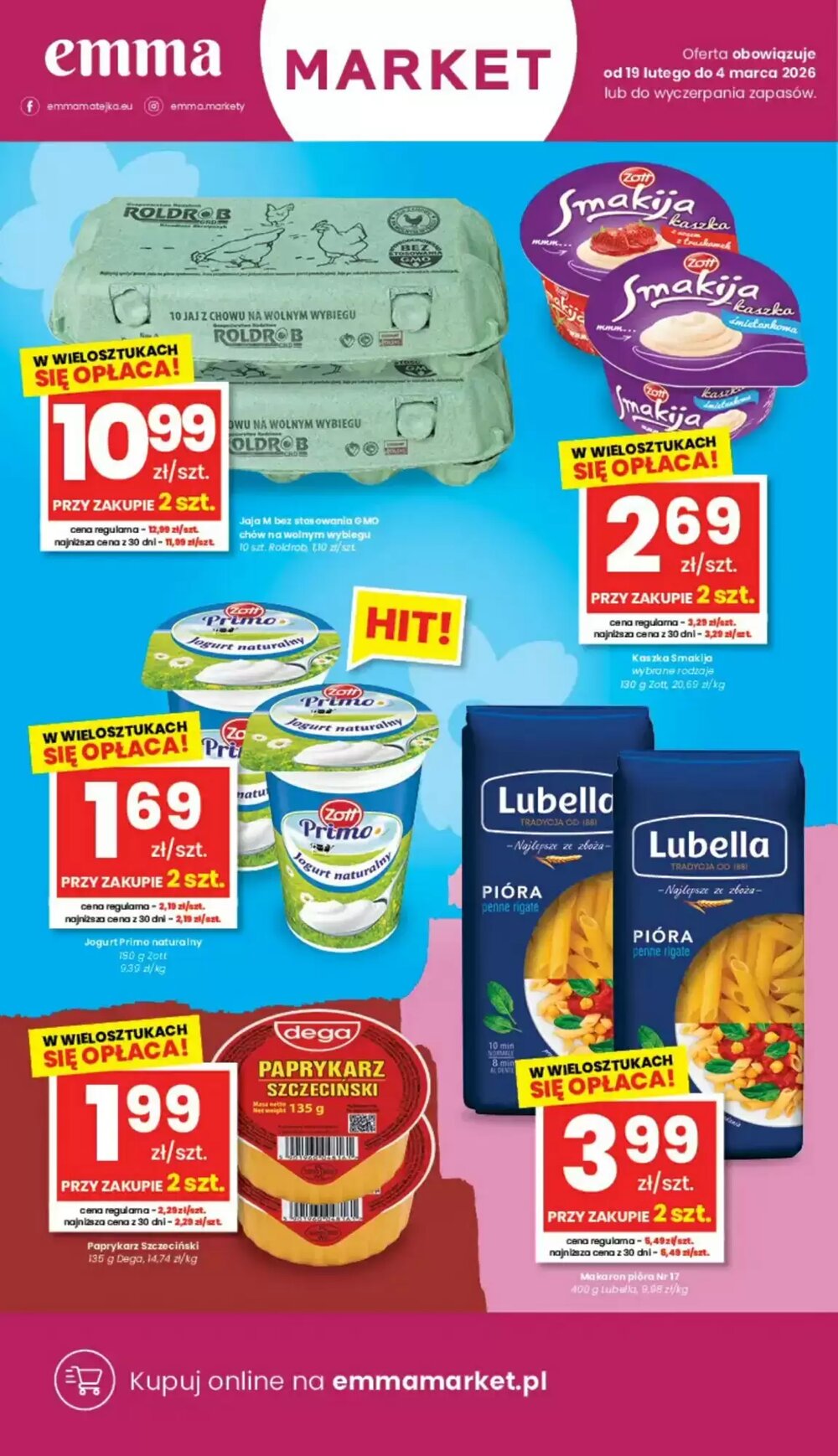 Gazetka promocyjna EMMA market  ważna od 19.02.2026 - Strona 4.