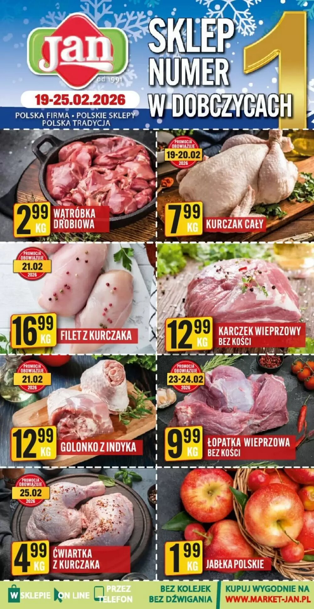 Gazetka promocyjna Market Jan  ważna od 19.02.2026 - Strona 1.