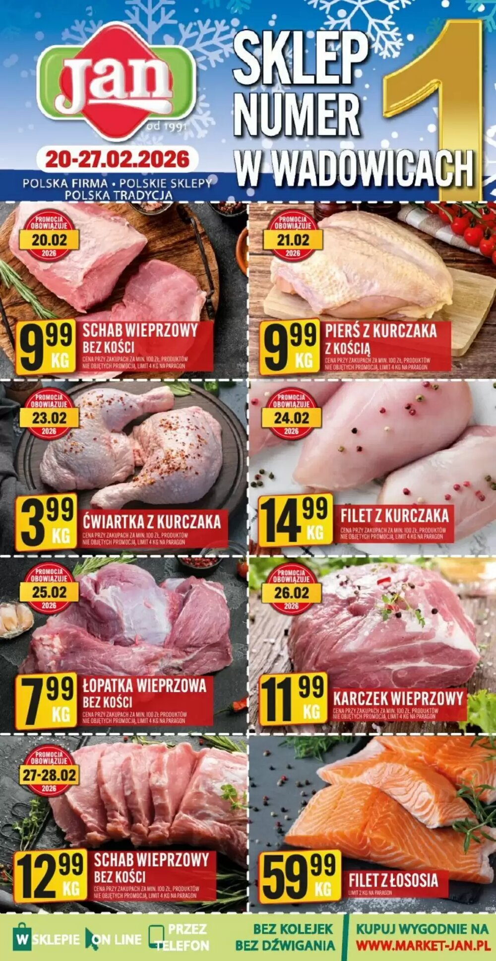 Gazetka promocyjna Market Jan  ważna od 19.02.2026 - Strona 1.