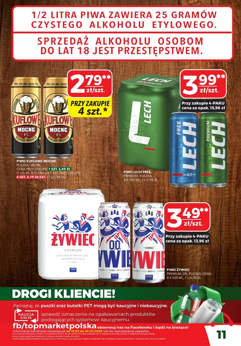 Gazetka promocyjna Top Market  ważna od 19.02.2026 - Strona 11.