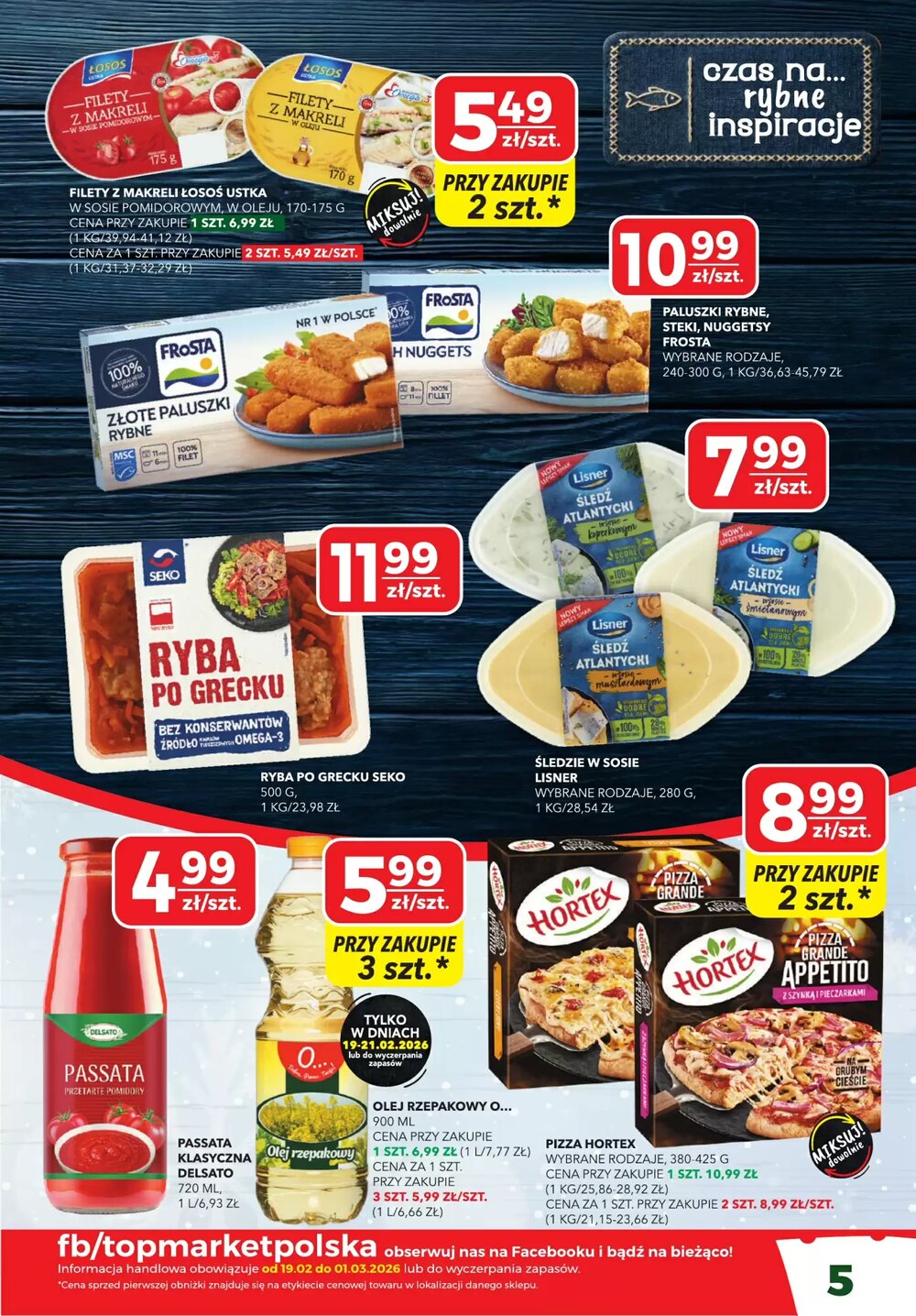 Gazetka promocyjna Top Market  ważna od 19.02.2026 - Strona 5.