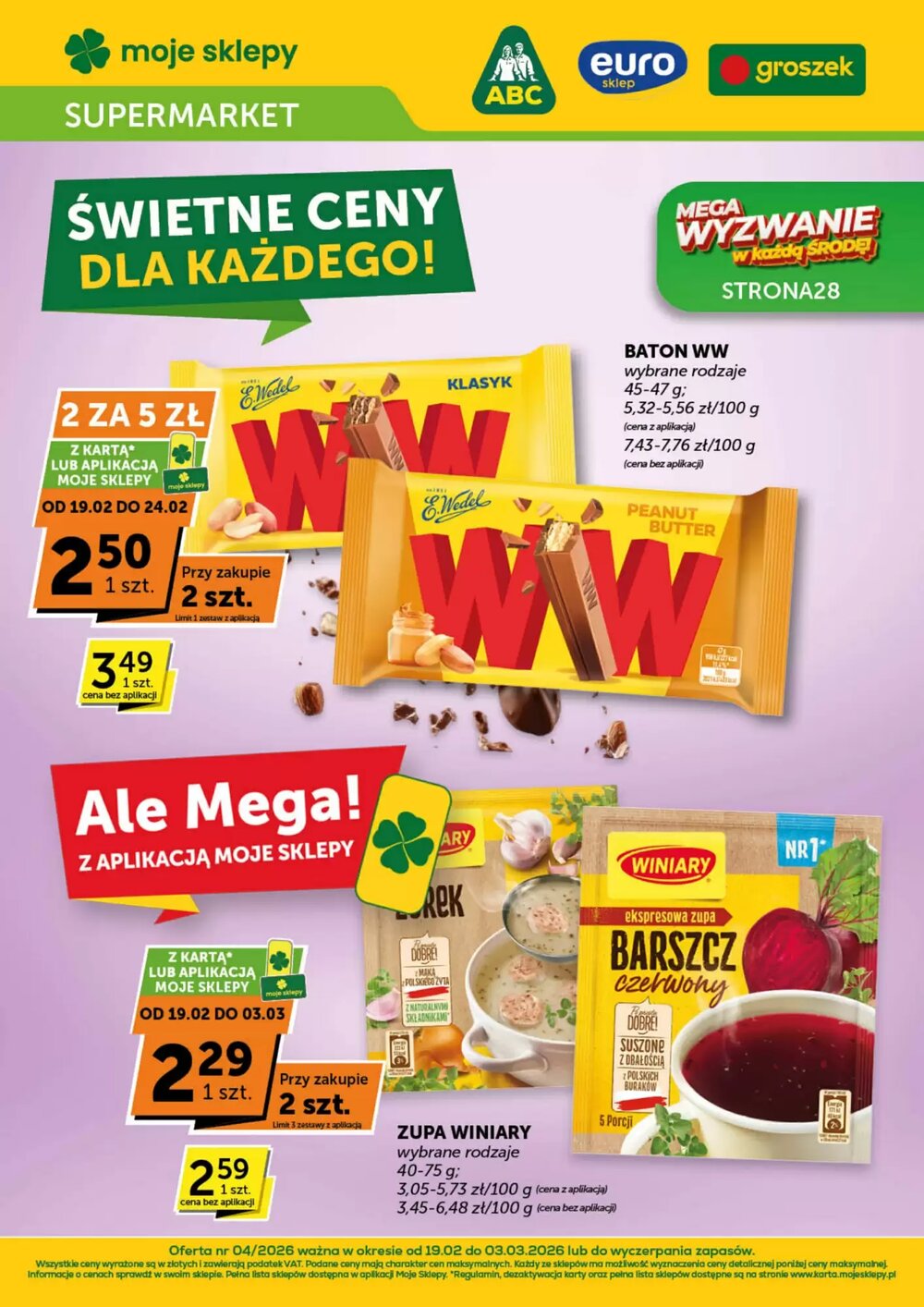 Gazetka promocyjna Groszek  ważna od 19.02.2026 - Strona 1.
