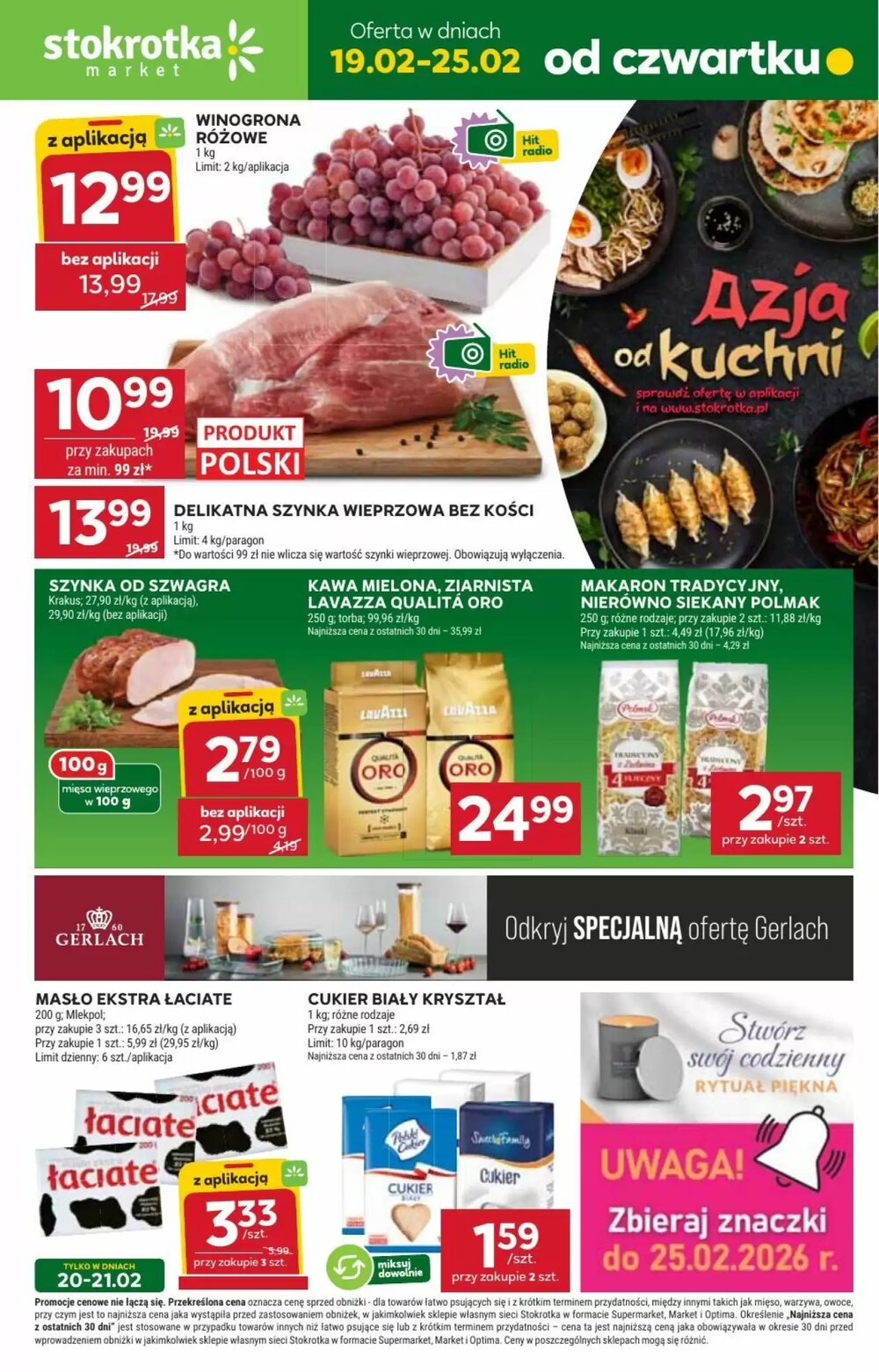 Gazetka promocyjna Stokrotka Market  ważna od 19.02.2026 - Strona 1.
