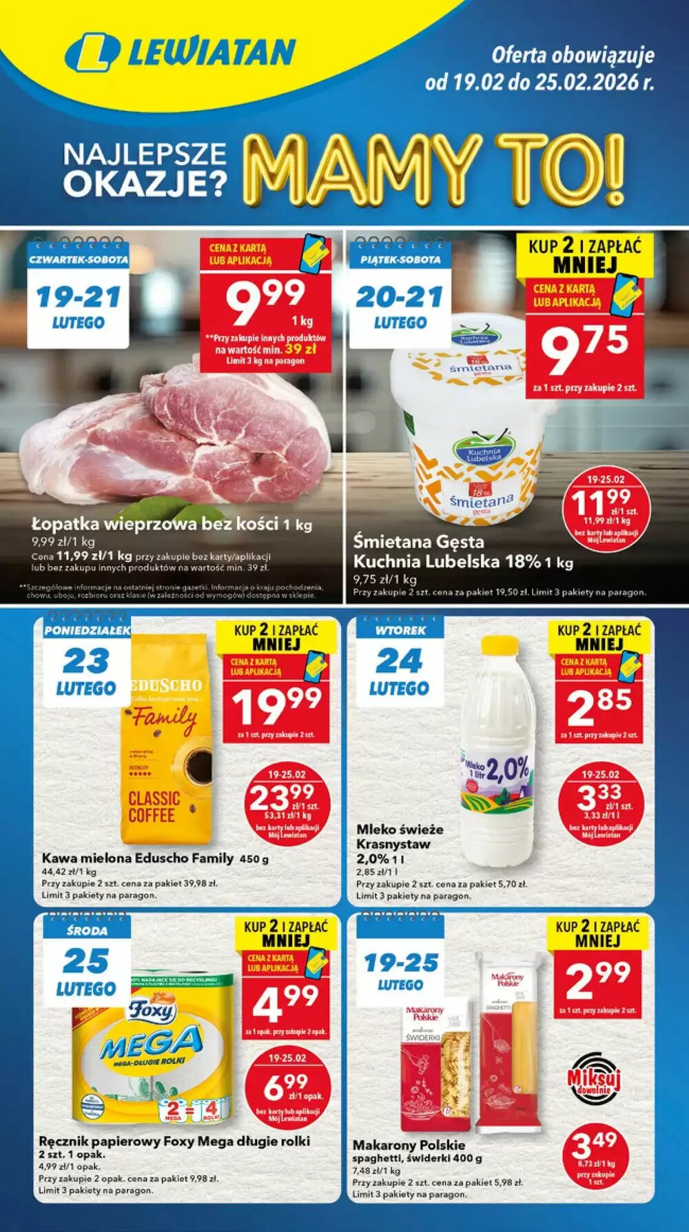 Gazetka promocyjna Lewiatan  ważna od 19.02.2026 - Strona 1.