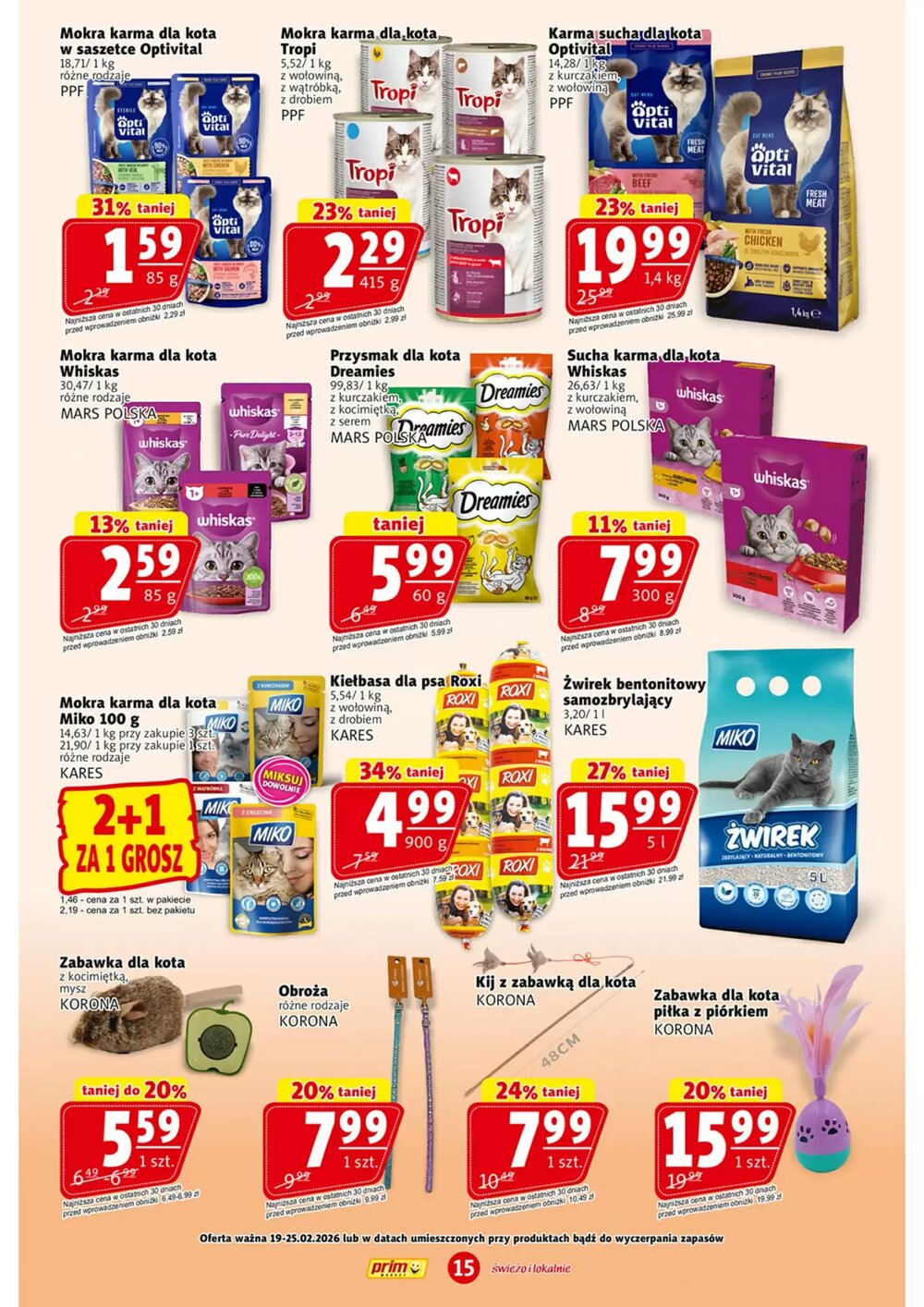Gazetka promocyjna Prim Market  ważna od 19.02.2026 - Strona 15.