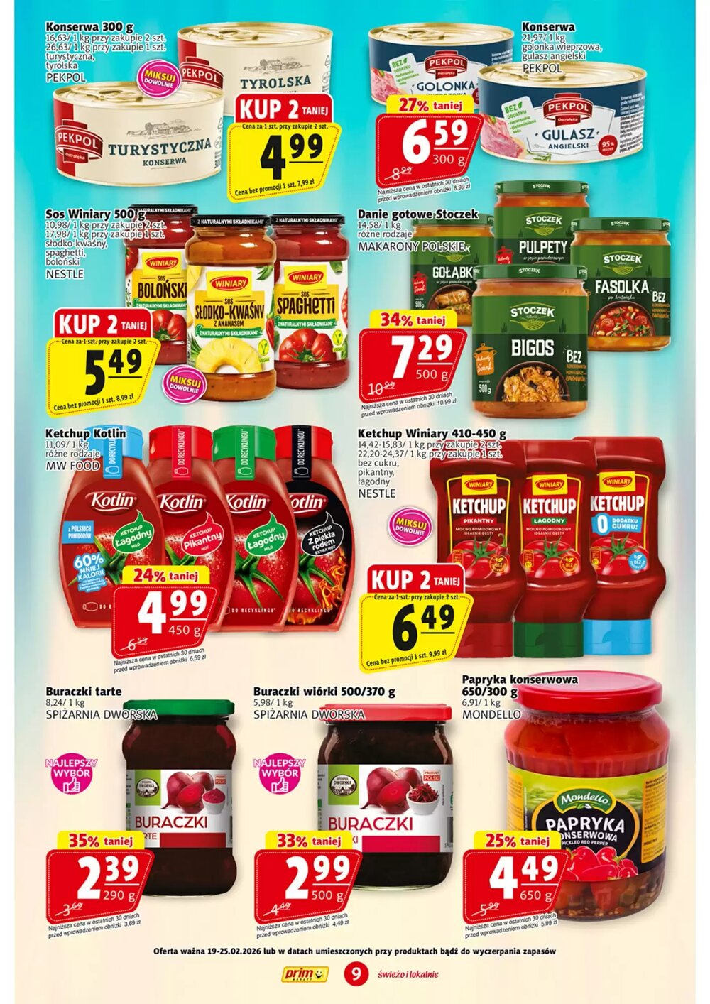 Gazetka promocyjna Prim Market  ważna od 19.02.2026 - Strona 9.