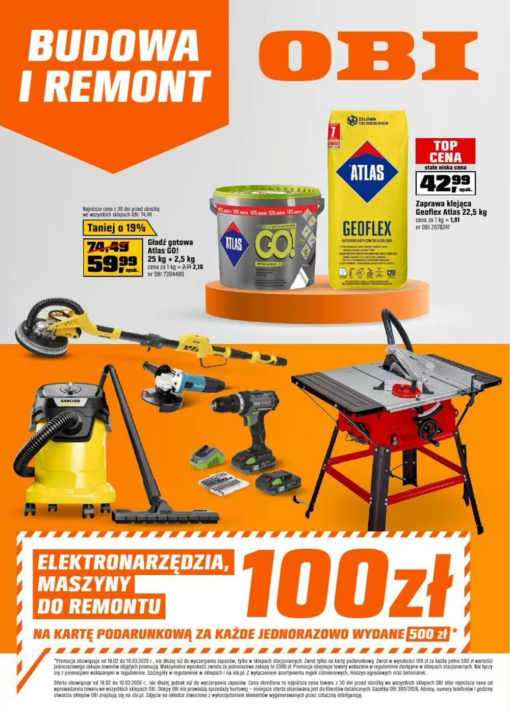 Gazetka promocyjna OBI  ważna od 19.02.2026 - Strona 1.