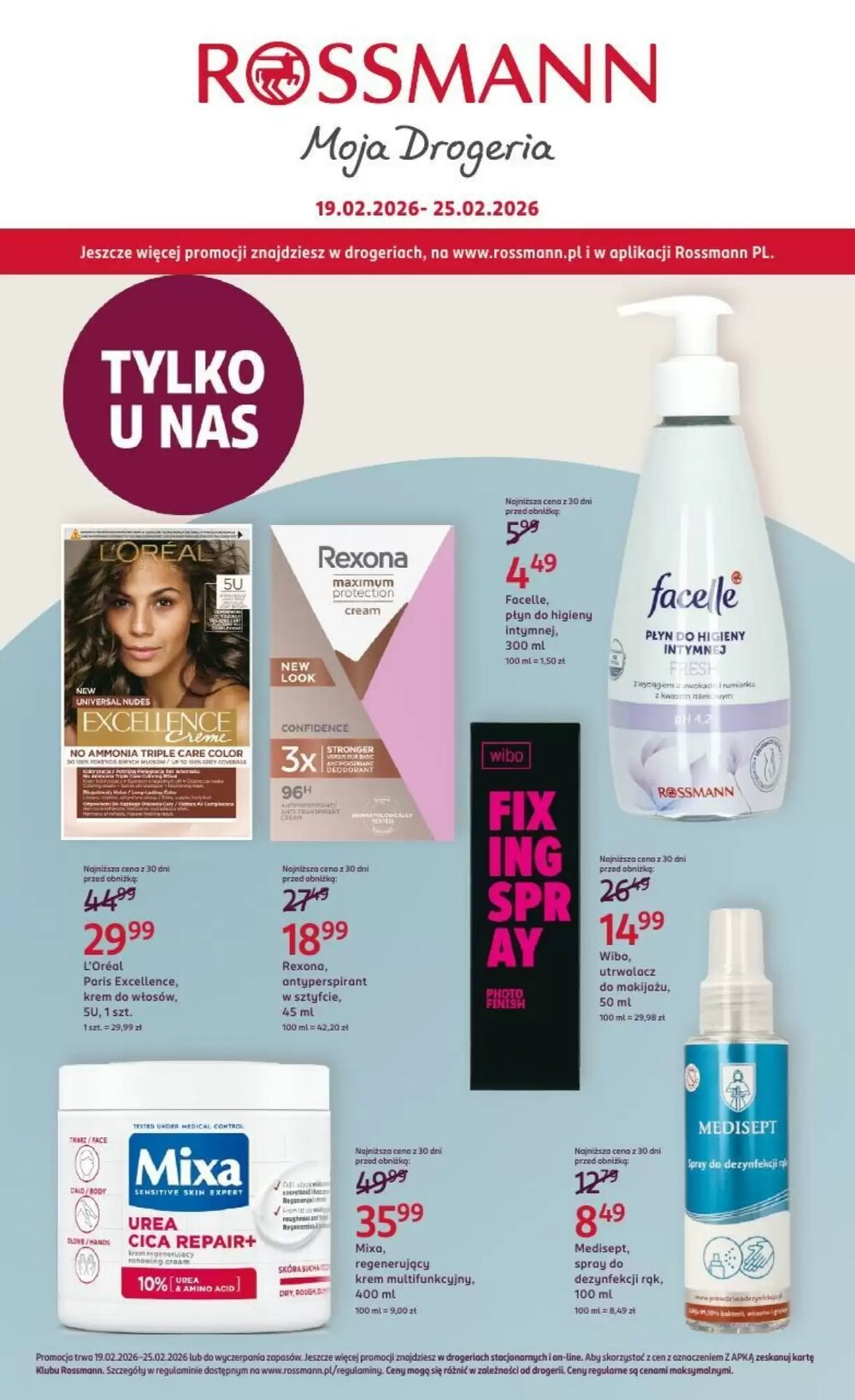 Gazetka promocyjna Rossmann  ważna od 19.02.2026 - Strona 1.