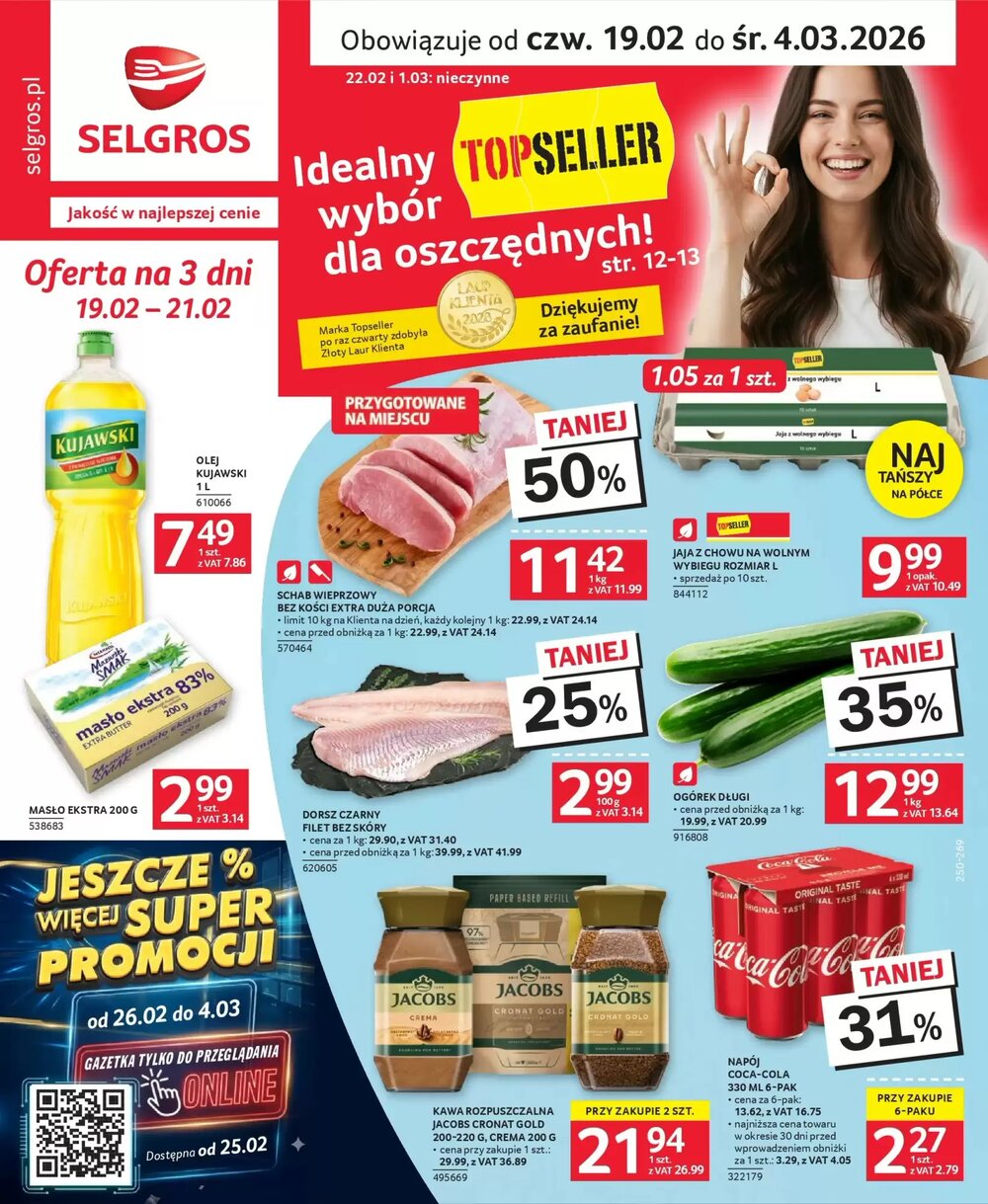 Gazetka promocyjna Selgros  ważna od 19.02.2026 - Strona 1.