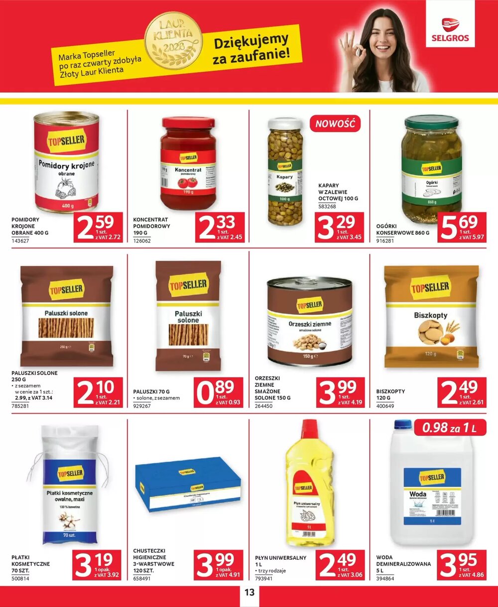Gazetka promocyjna Selgros  ważna od 19.02.2026 - Strona 13.
