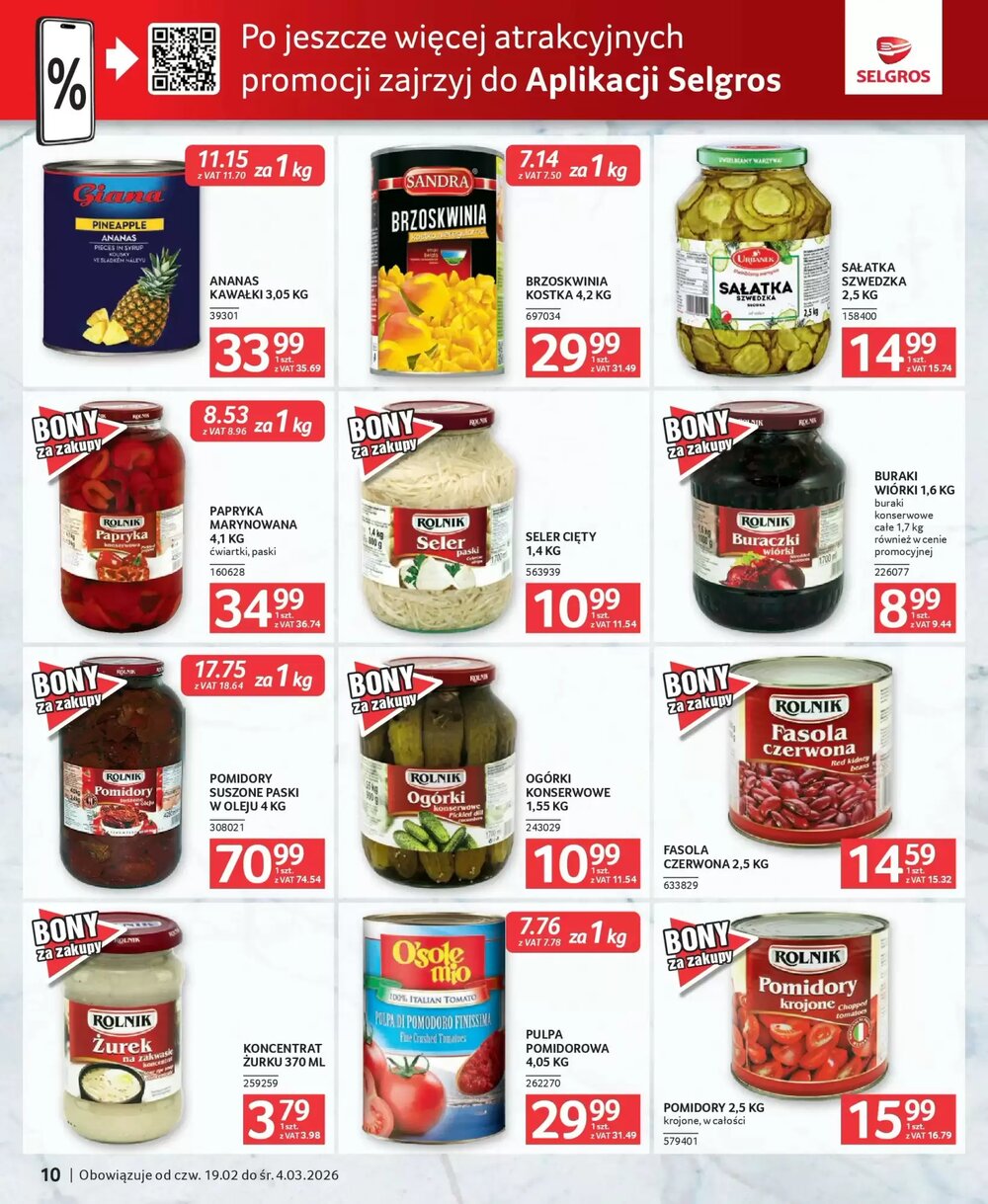 Gazetka promocyjna Selgros  ważna od 19.02.2026 - Strona 10.