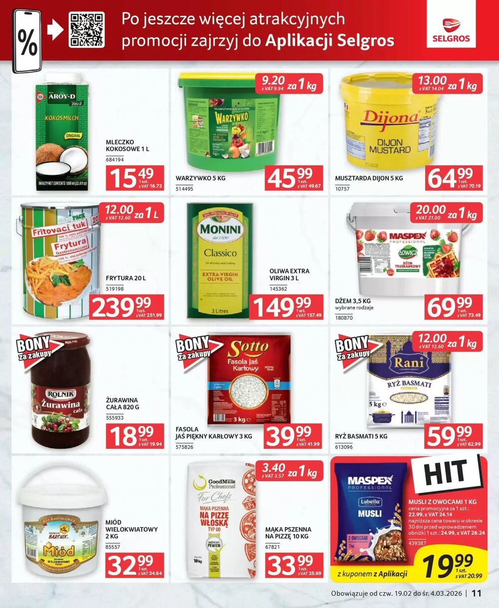 Gazetka promocyjna Selgros  ważna od 19.02.2026 - Strona 11.