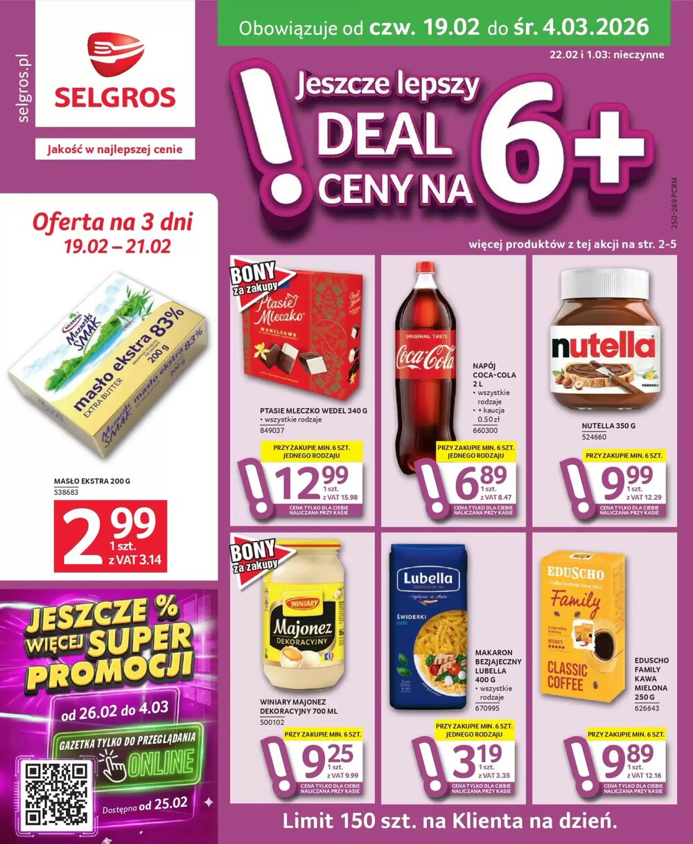 Gazetka promocyjna Selgros  ważna od 19.02.2026 - Strona 1.