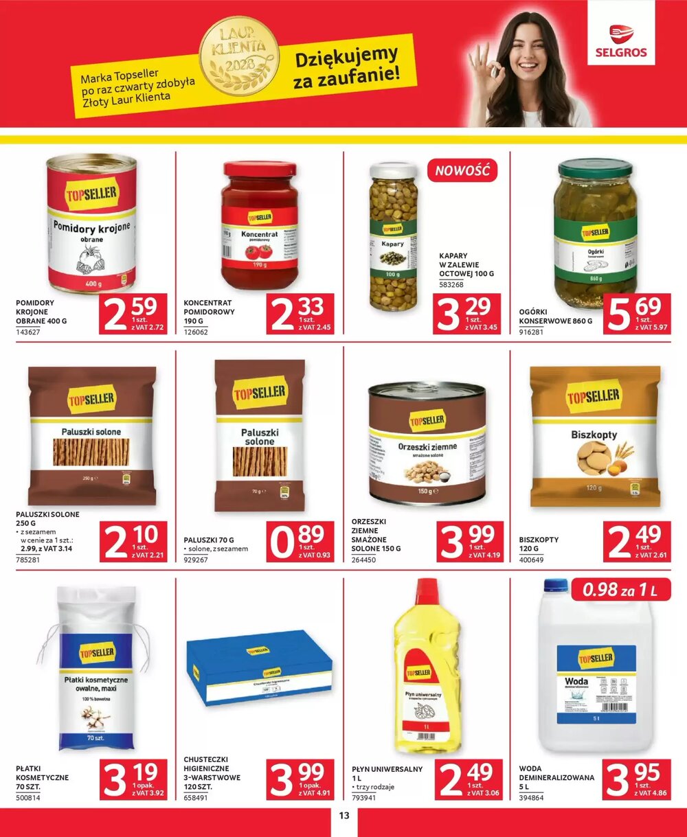 Gazetka promocyjna Selgros  ważna od 19.02.2026 - Strona 13.