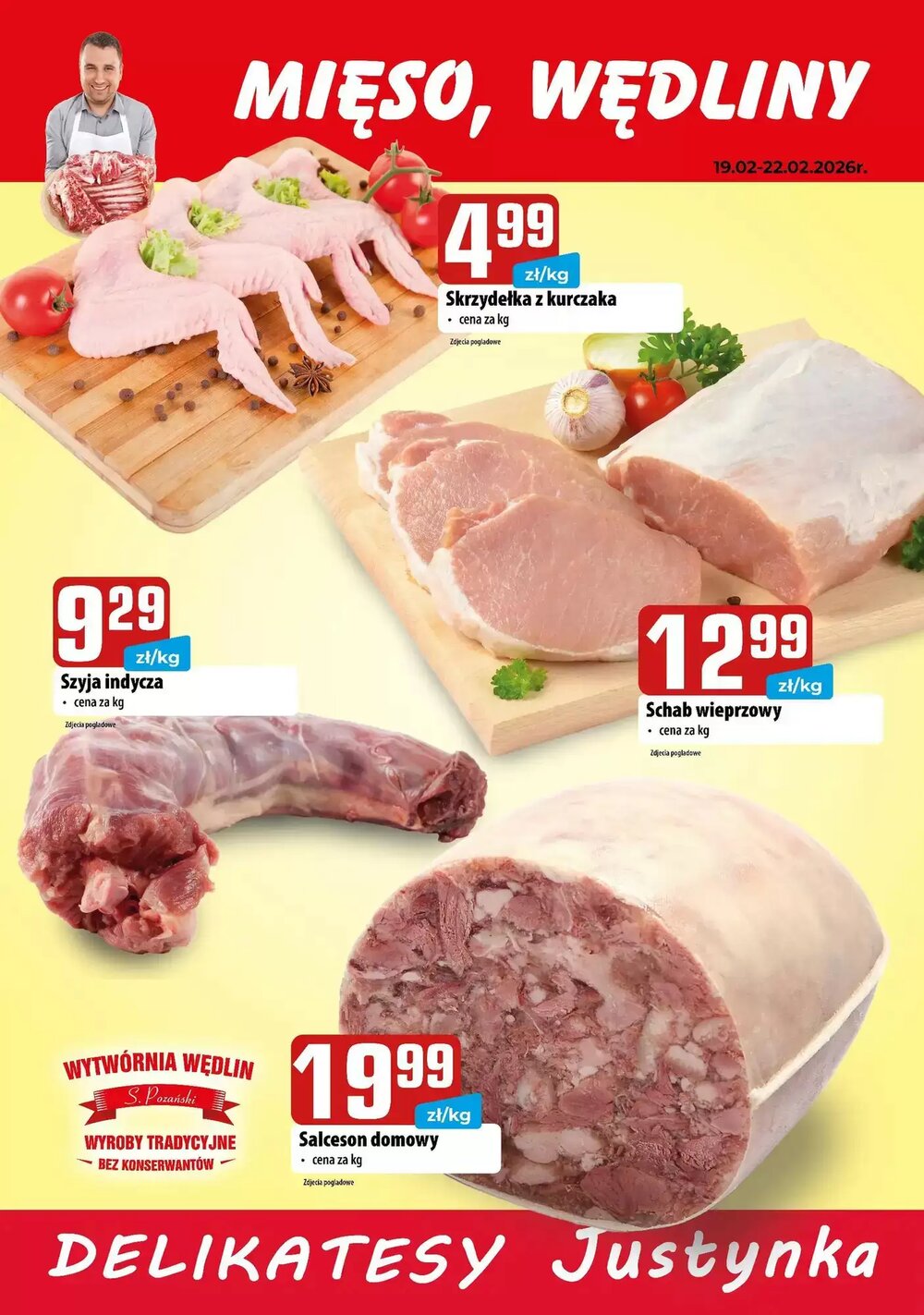 Gazetka promocyjna Delikatesy Justynka  ważna od 19.02.2026 - Strona 2.