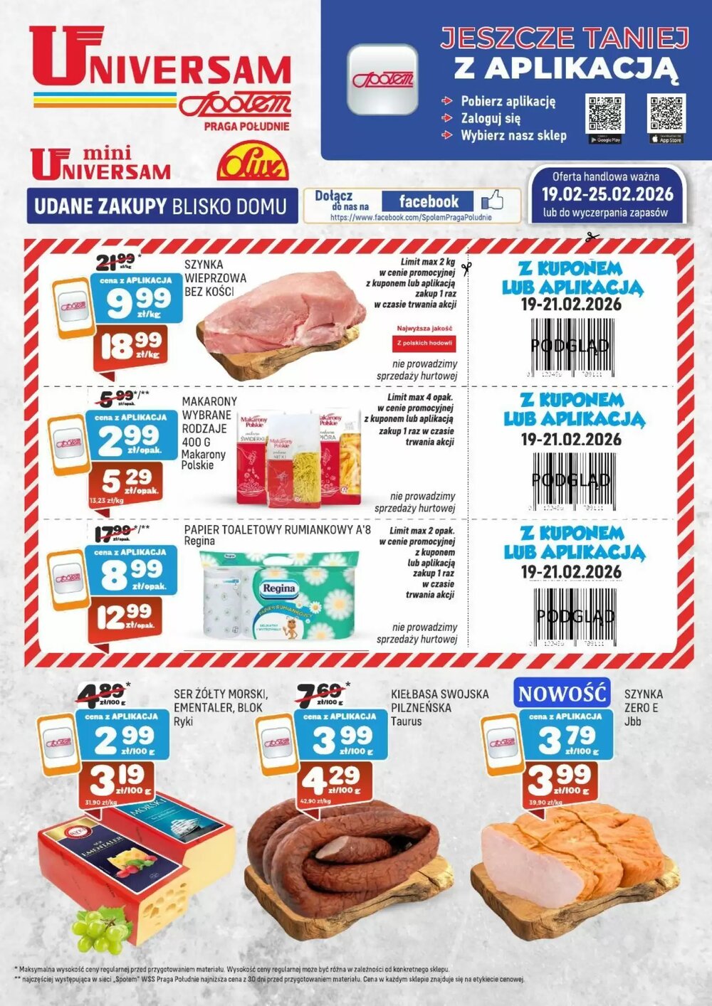 Gazetka promocyjna Społem  ważna od 19.02.2026 - Strona 1.