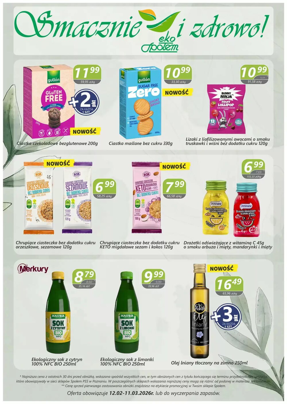 Gazetka promocyjna Społem  ważna od 19.02.2026 - Strona 1.