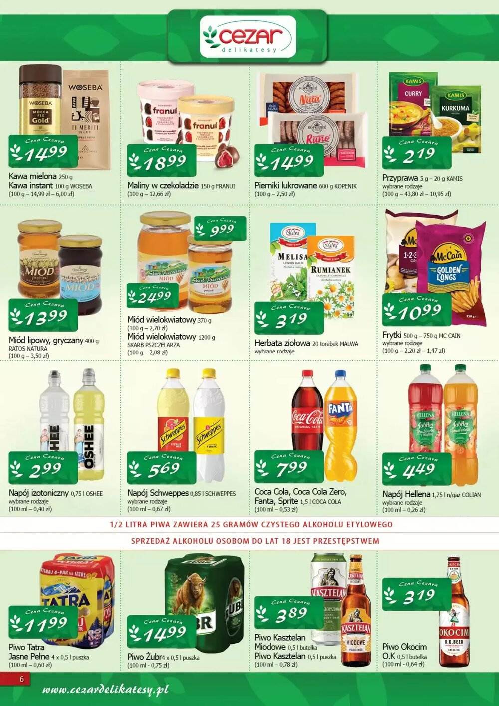 Gazetka promocyjna Cezar Delikatesy  ważna od 19.02.2026 - Strona 6.