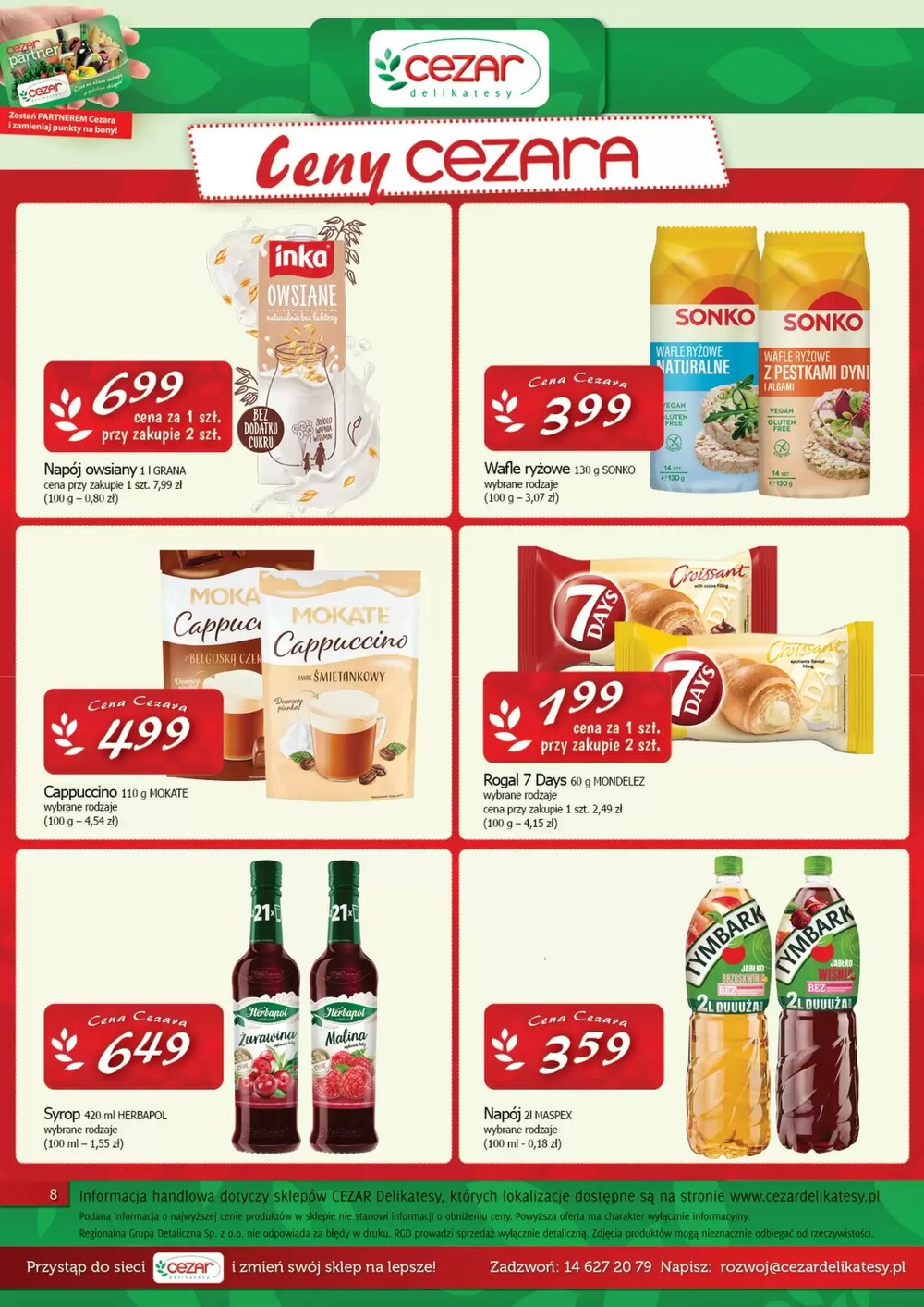 Gazetka promocyjna Delikatesy Centrum  ważna od 19.02.2026 - Strona 8.