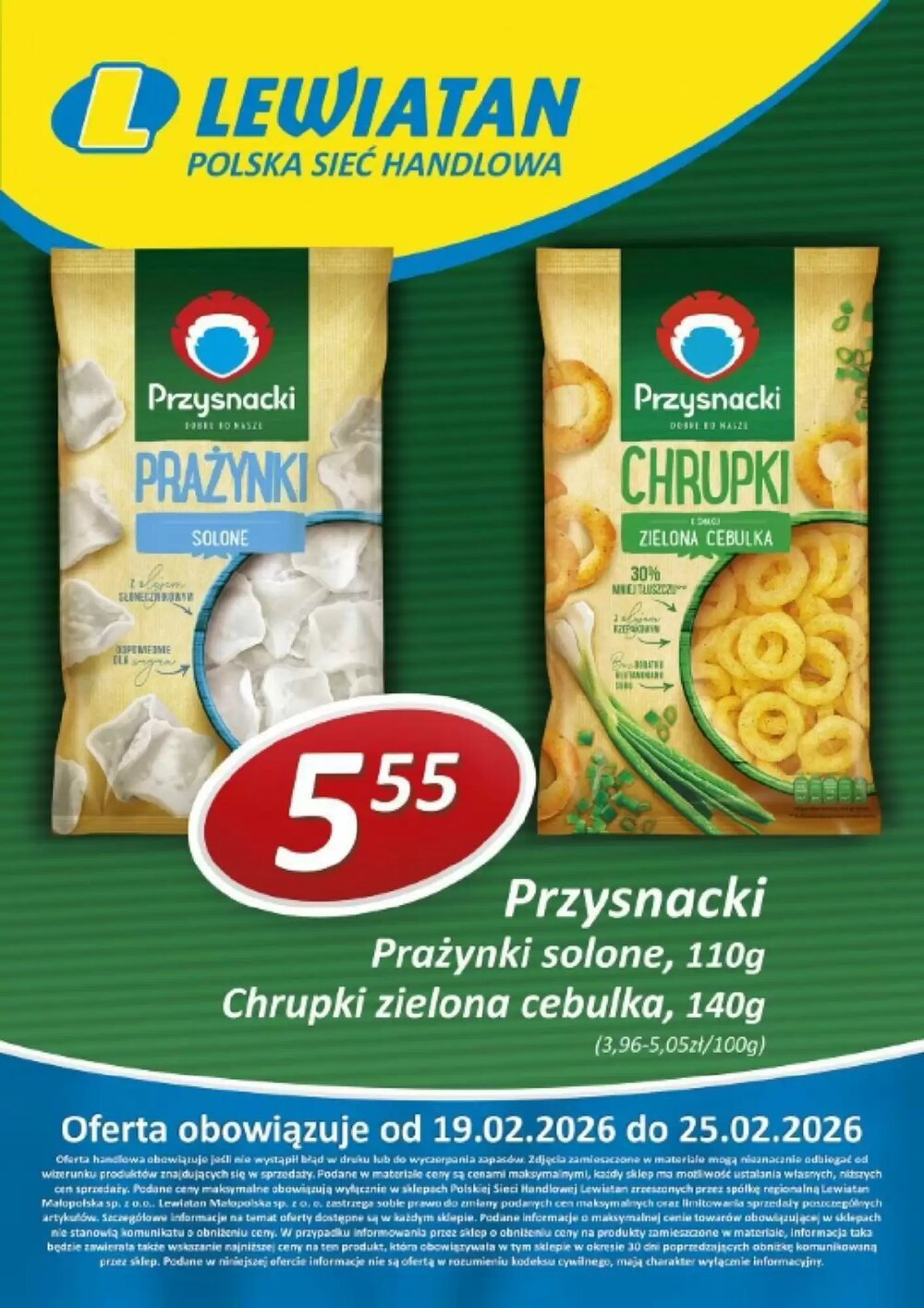 Gazetka promocyjna Lewiatan  ważna od 19.02.2026 - Strona 1.