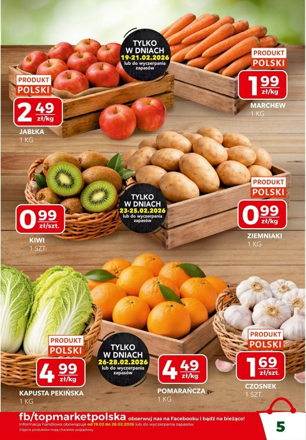 Gazetka promocyjna Top Market  ważna od 19.02.2026 - Strona 5.